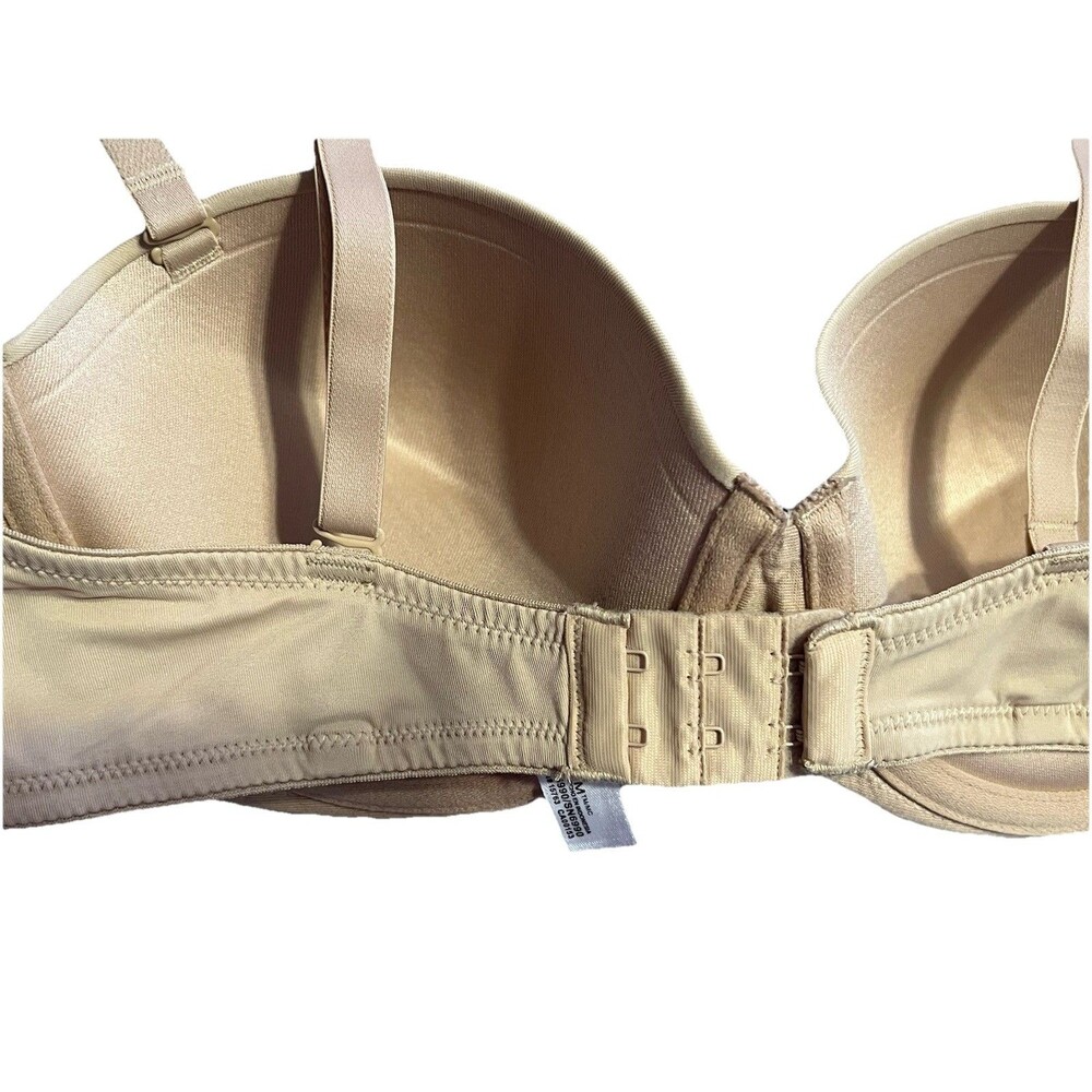 Maidenform Ultimate Stay Put Strapless Underwire Beige Bra #SE6990 Size 38B - Picture 3 of 11